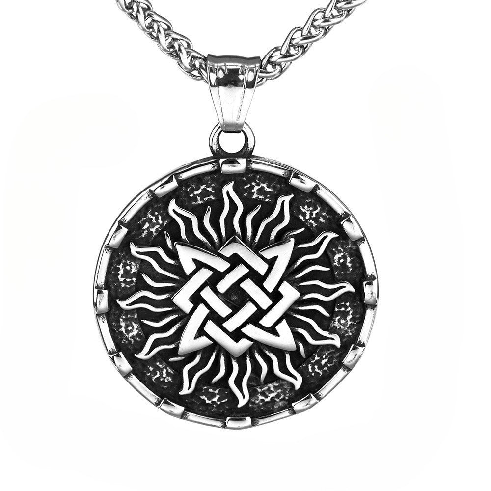 Viking Pendant Necklace For Men Durable Stainless Steel Norse Legacy From Planderful Shop