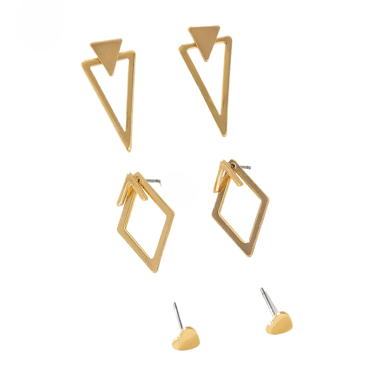 Planderful Vienna Verve Earrings Set – Stylish Multi-Element Design