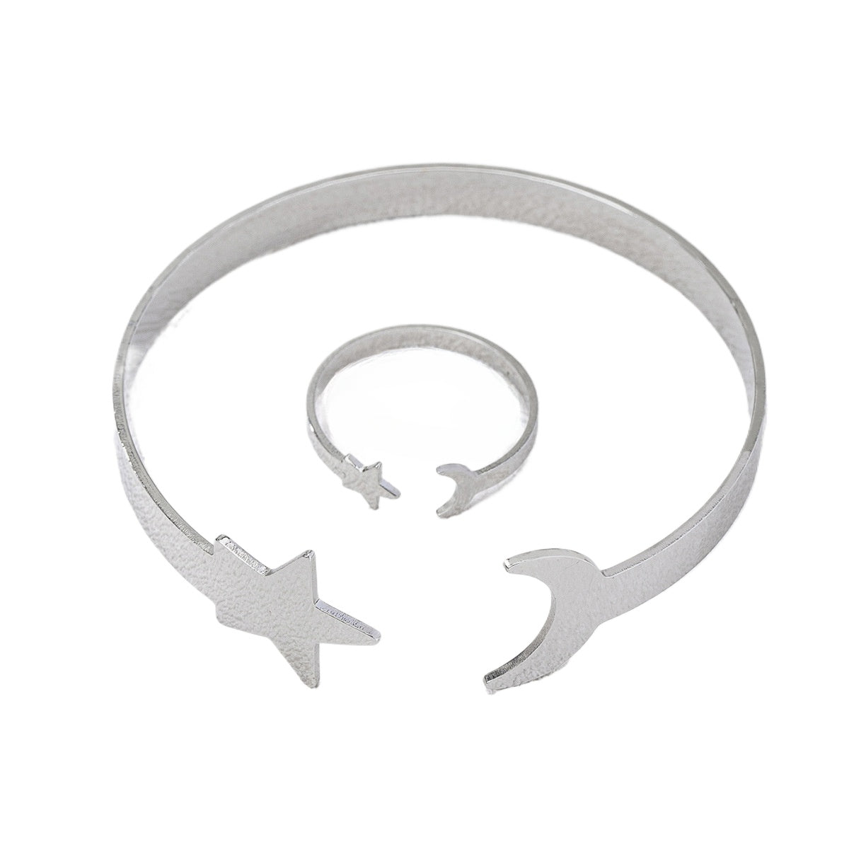 Star and Moon Jewelry Set for Daily Commuting by Planderful