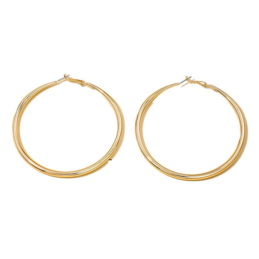Wholesale Vienna Verve Metal Circle Earrings for Women
