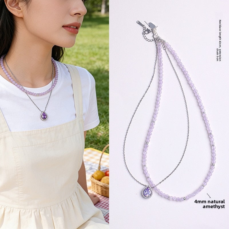 Crystal Layered Necklace