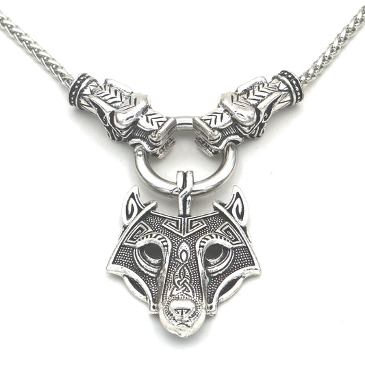 Nordic Myth Axe Necklace - Viking Rune Pendant for Men