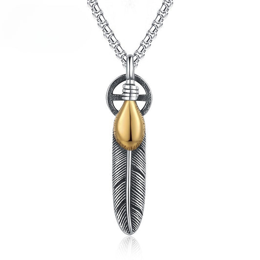 Steel Necklace – Vintage Hip Hop Inspired Everyday Accessory For Men With Bold Charms