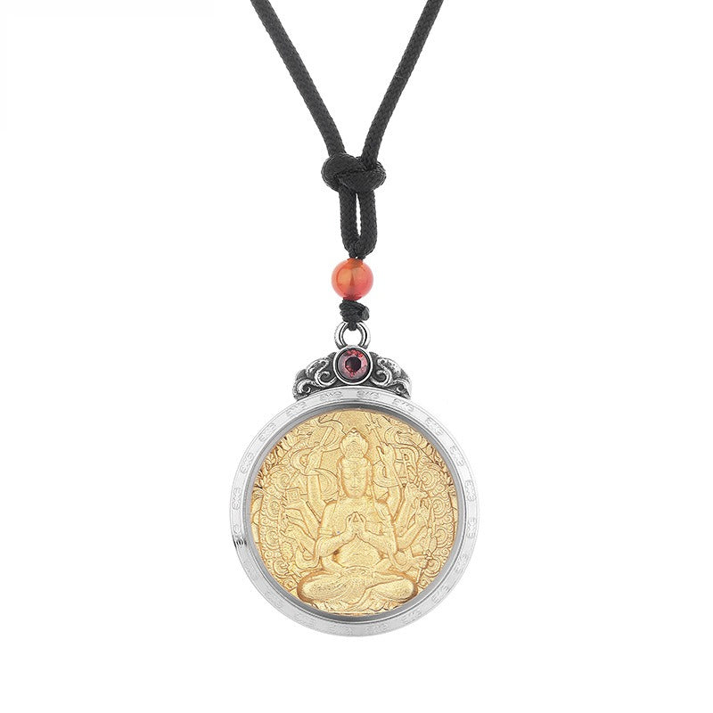 Steel Necklace – Statement Chinese Zodiac Buddha Saints