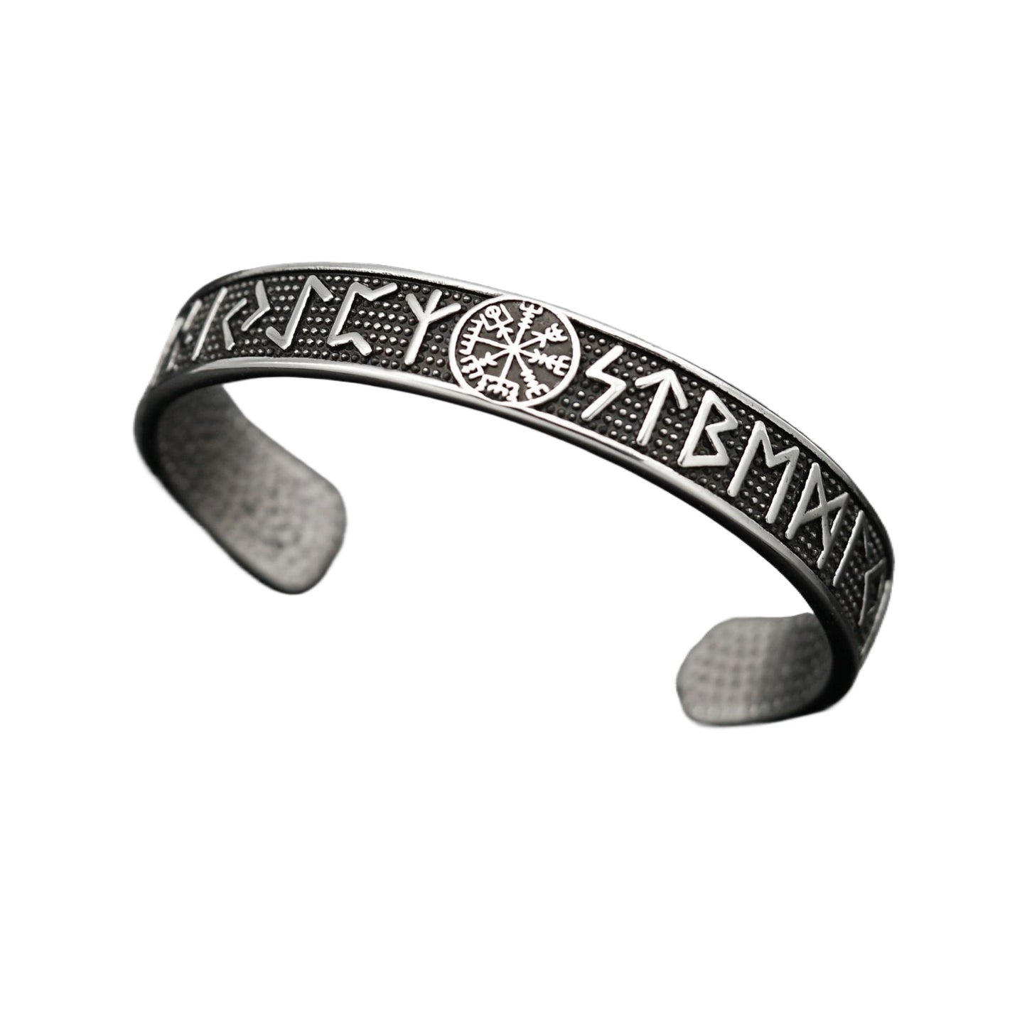 Steel Bracelet - Vintage Nordic Odin Rune Triangular Knot