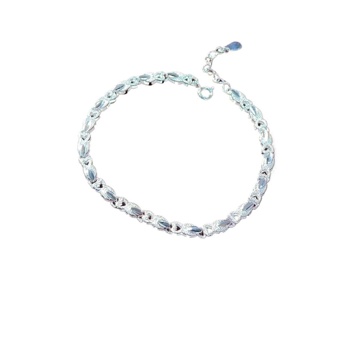 Planderful Everyday Genie – 999 Silver Phoenix Tail Car Flower Bracelet Female Sterling Silver Light Luxury Design