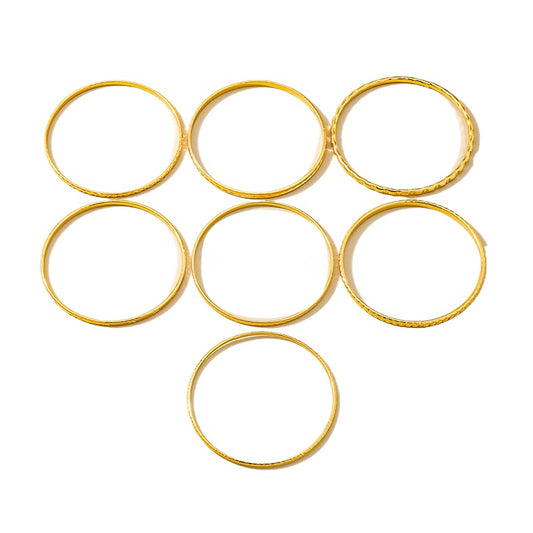 Planderful Vienna Verve Bracelet Set – Stylish Retro Minimalist Design