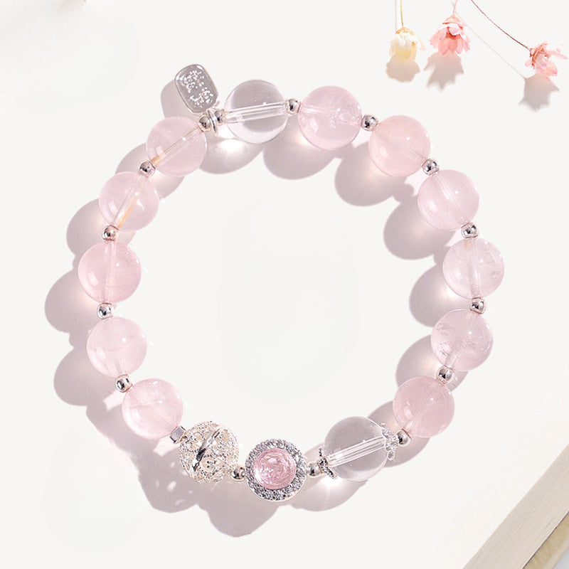 Planderful Fortune's Favor Bracelet – Fresh and Sweet Pink Crystal Design