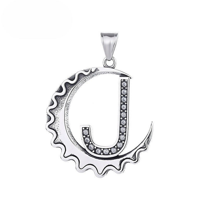 Letter Diy Stainless Steel Pendant Necklace