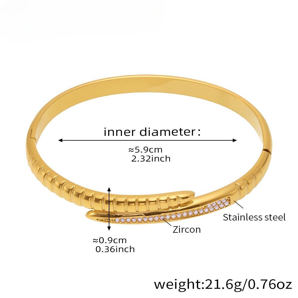 Planderful Everyday Genie Zircon Opening Bracelet Women