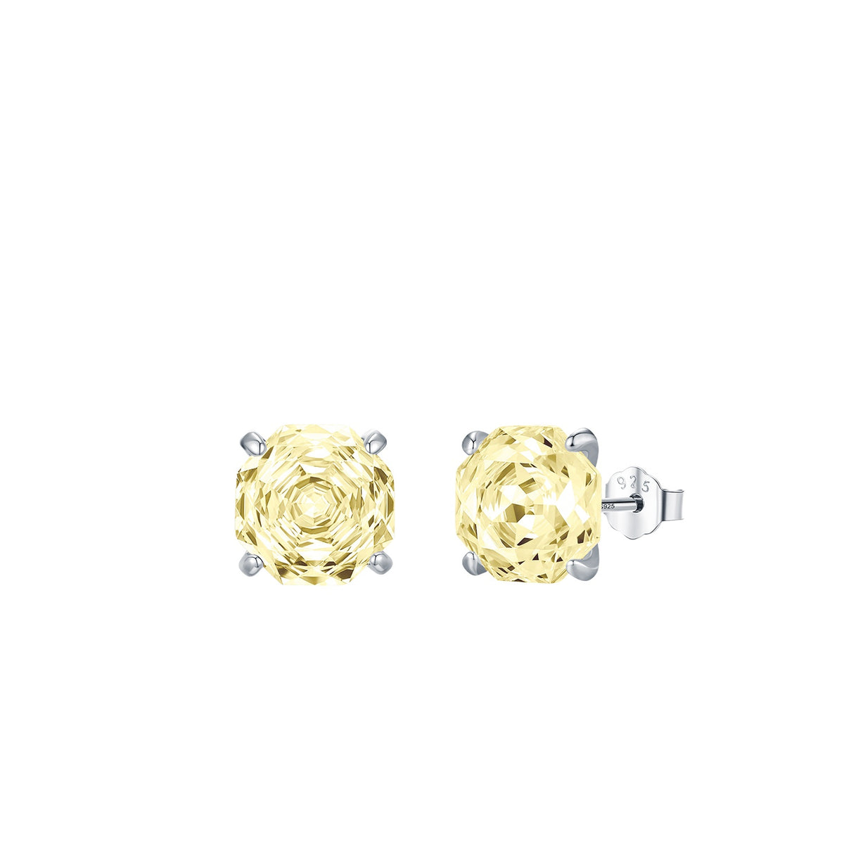 925 Sterling Silver Rose-Cut Cartilage Stud