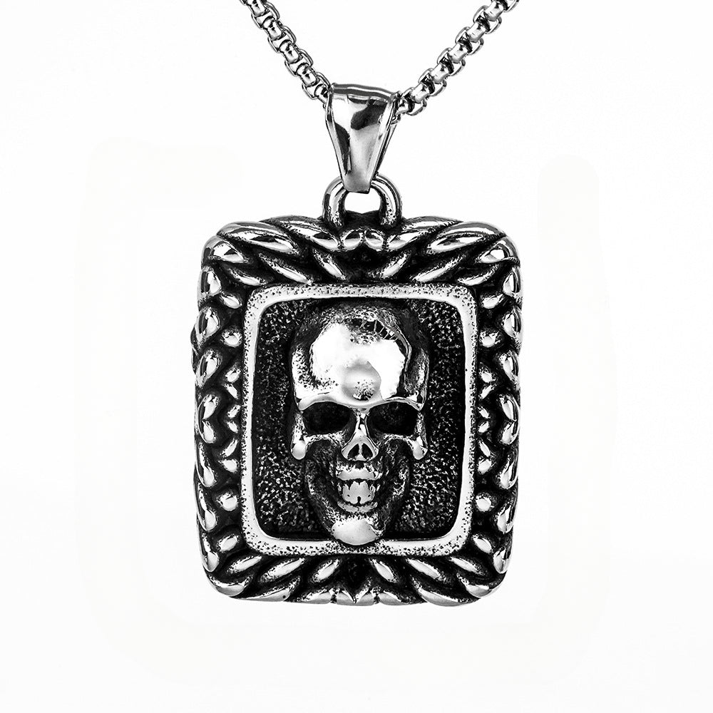 Specially for Foreign Trade Stainless Steel Skull Pendants