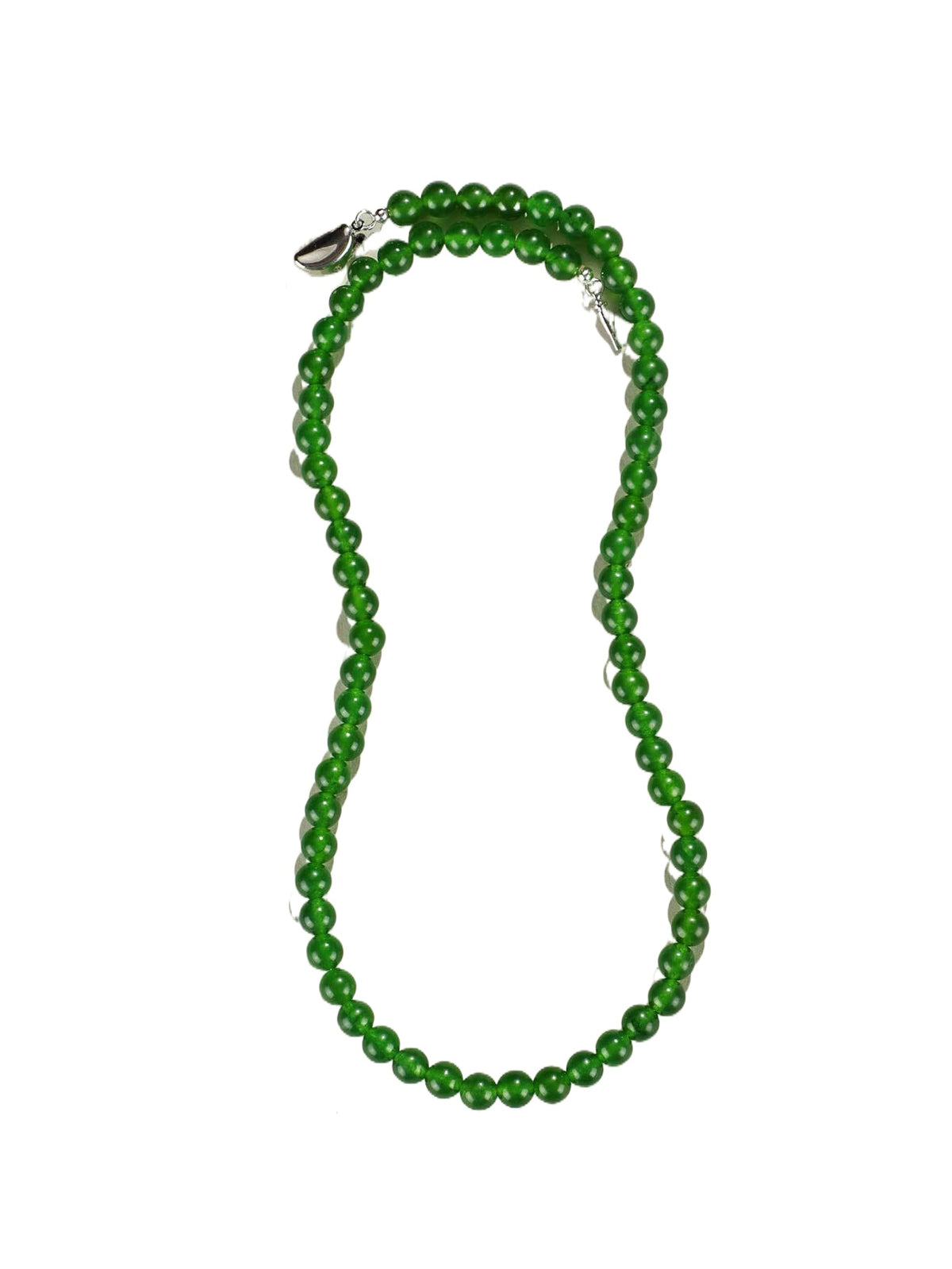 Chalcedony Round Bead Necklace
