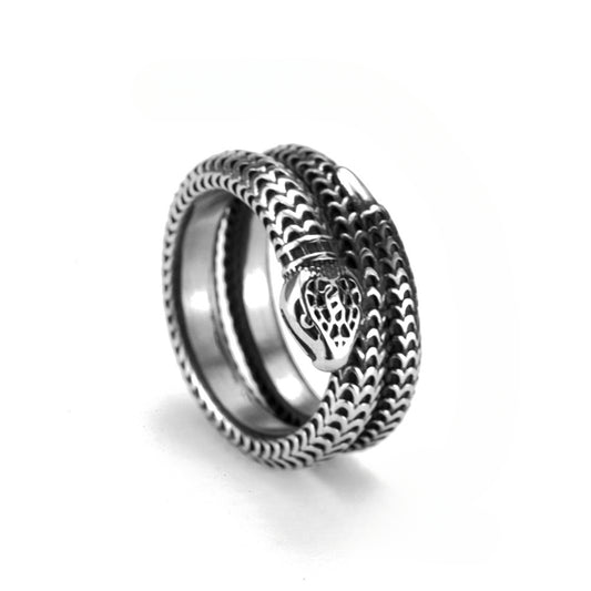 European And American Style Fashion Ring Snake Design For Men
