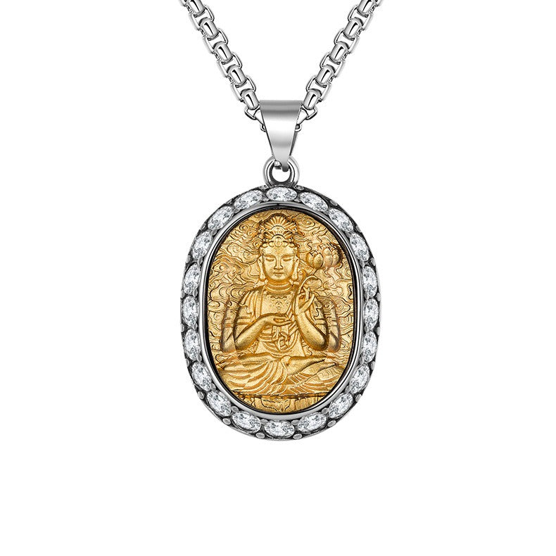 Zircon Necklace – Elegant Zodiac Saints Eight Patrons Pendant for Everyday Wear Planderful Collection