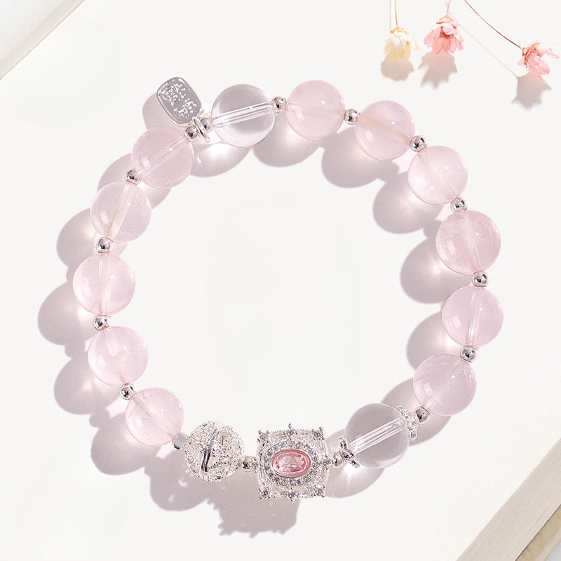 Planderful Fortune's Favor Bracelet – Fresh and Sweet Pink Crystal Design