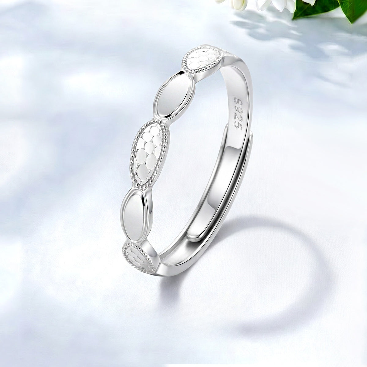 Oval S925 Sterling Silver Ring