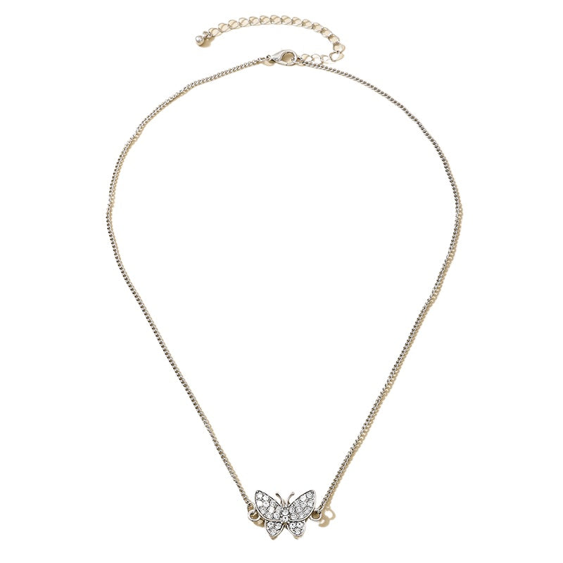 Planderful Vienna Verve Necklace – Sparkling Butterfly Pendant Design