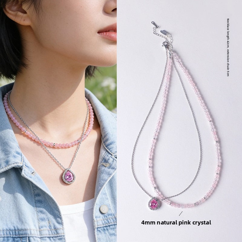 Crystal Layered Necklace