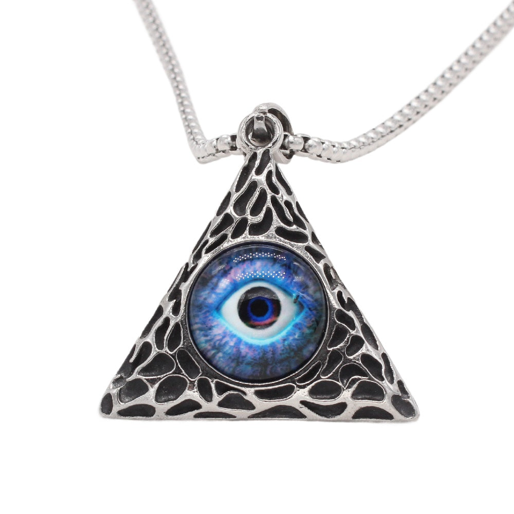 Freemason Pyramid Pendant Titanium Steel For Men And Unisex Planderful Everyday Genie Protection