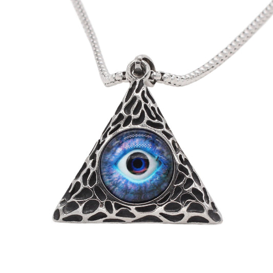 Freemason Pyramid Pendant Titanium Steel For Men And Unisex Planderful Everyday Genie Protection