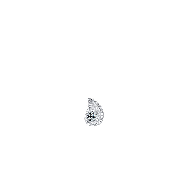925 Sterling Silver Petite Zircon Earrings