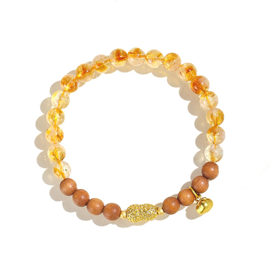 Planderful Fortune's Favor Citrine Bracelet – High-End Fashion Statement