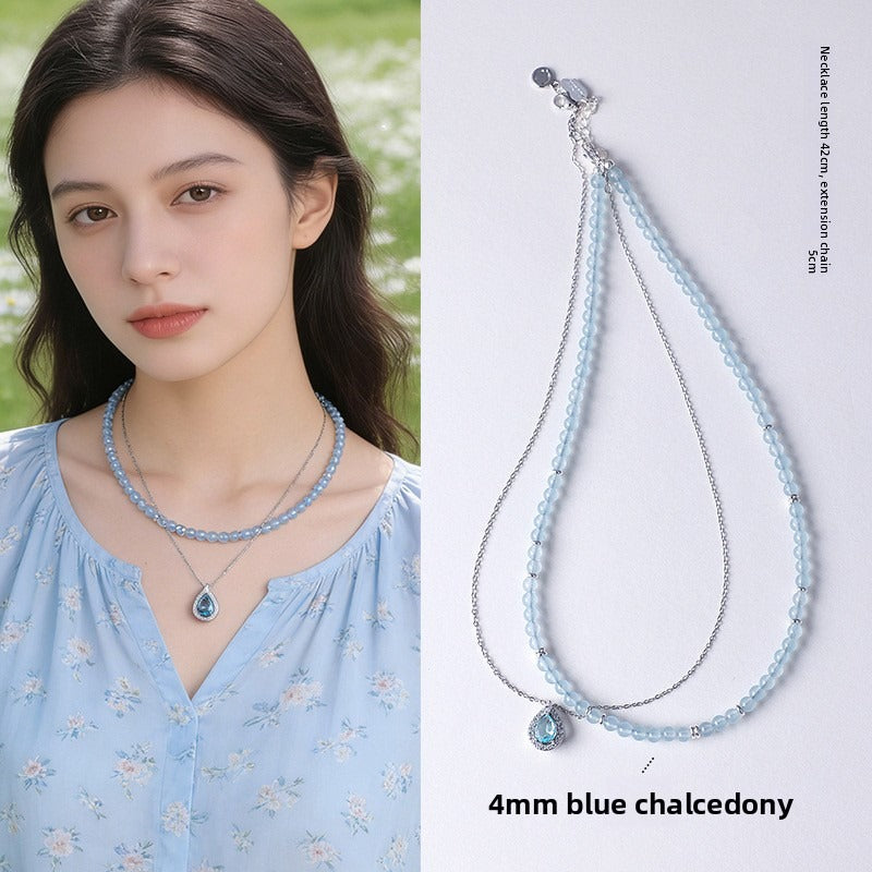 Crystal Layered Necklace