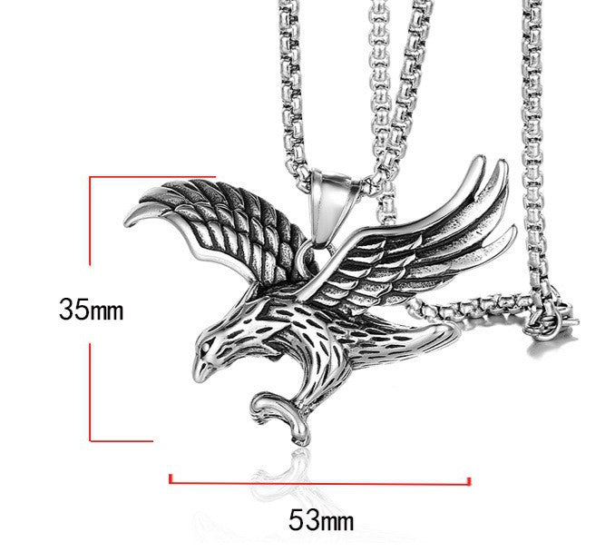 Directly From The Manufacturer Titanium Steel Eagle Pendant