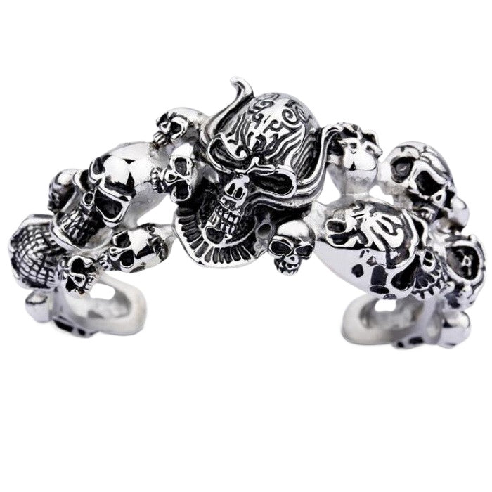 Skull Titanium Steel Men's Bracelet