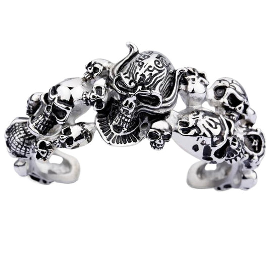Skull Titanium Steel Men's Bracelet