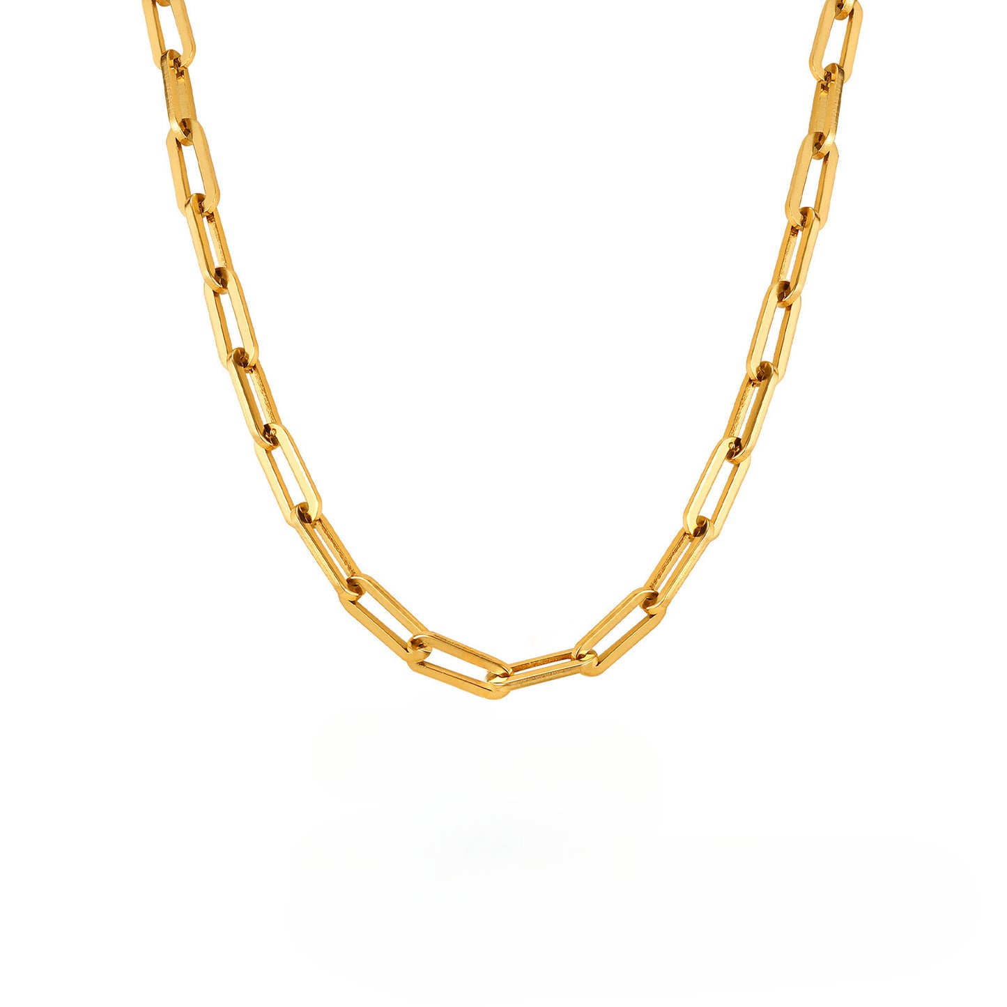 European And American Jewelry Stainless Steel Thick Necklace