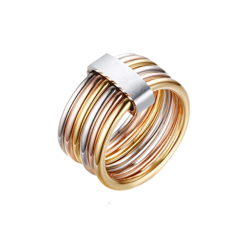 Wholesale of Japanese and Korean Jewelry Stainless Steel Ring