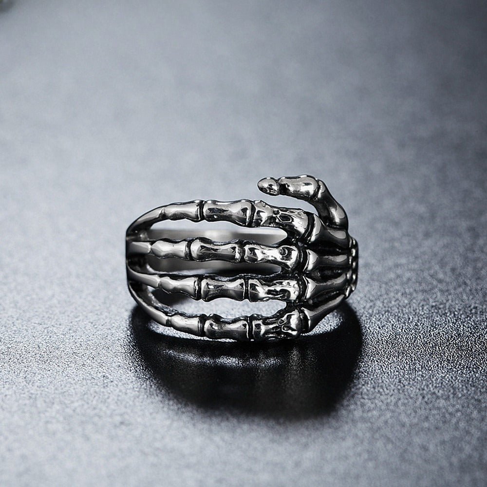Ghost Claw Skull Titanium Steel Ring