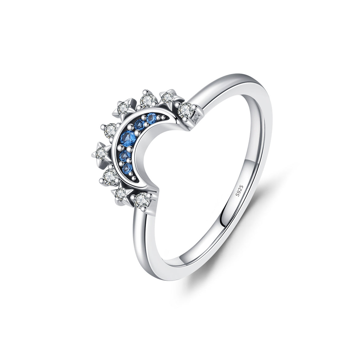 Everyday Genie Sterling Silver Zodiac Ring with Zircon Gems