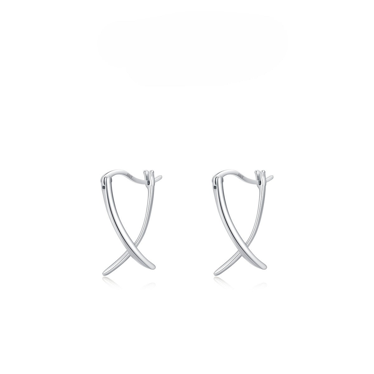 925 Sterling Silver Geometric Earrings