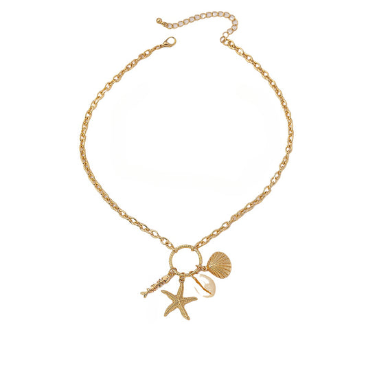 Planderful Vienna Verve Necklace – Elegant Ocean-Inspired Design