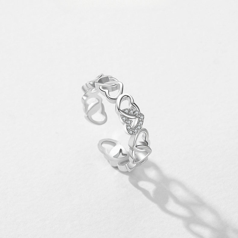 Planderful Everyday Genie Ring – Stylish Hollow Interwoven Love Design