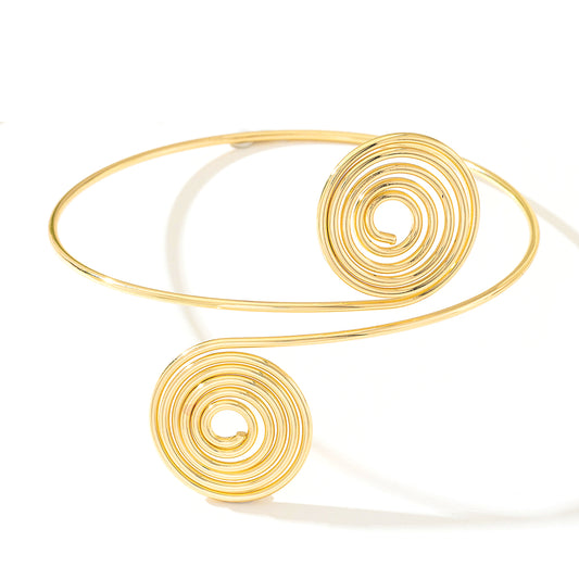 Planderful Vienna Verve Bracelet – Exaggerated Metal Geometry Design