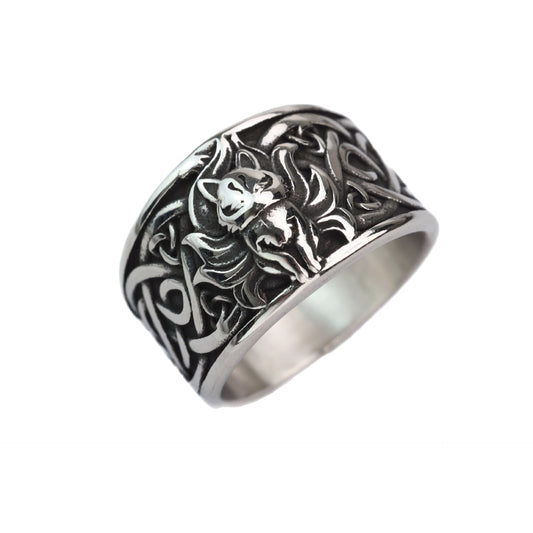 Cross-Border New Products Nine-Tailed Fox Men's Ring