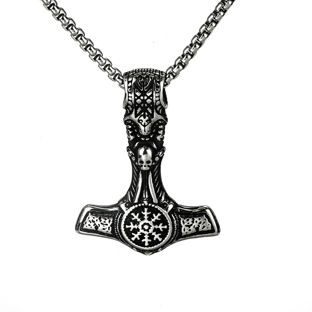 Hip-hop European and American Jewelry Viking Pendant Necklace