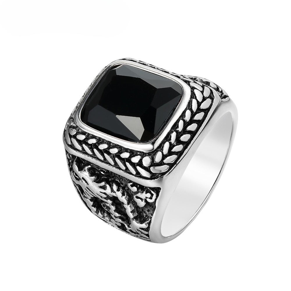 Dragon Ring Titanium Steel Personalized Protection Talisman Unisex For Men And Women Planderful