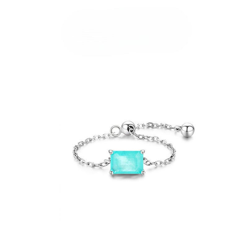 S925 Sterling Silver Adjustable Crown Zircon Styles Ring