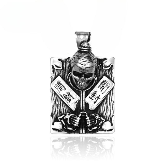 Retro-Inspired Titanium Steel Pendant for Men - Unique Creative Accessories from Europe and the USA