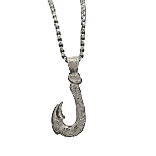 Planderful Stainless Steel Viking Ship Pendant For Men Unisex Necklace With Anchor Hook Symbol Protection And Statement