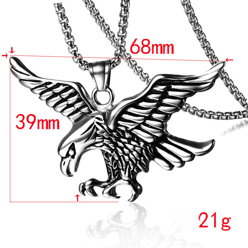 Directly From The Manufacturer Titanium Steel Eagle Pendant