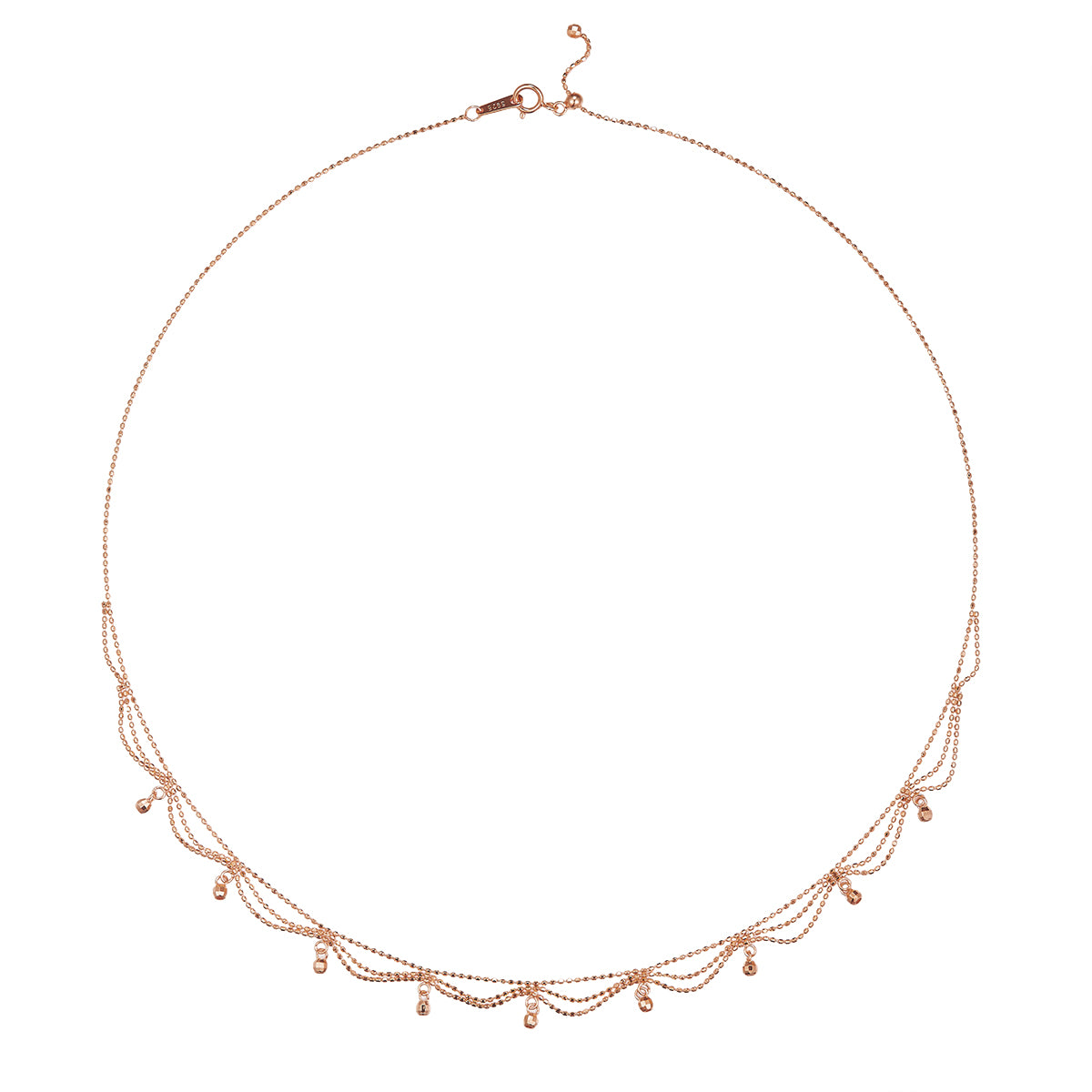 Planderful S925 Silver Necklace Palace Style Woven Lace Italian Craftsmanship for Elegant Women