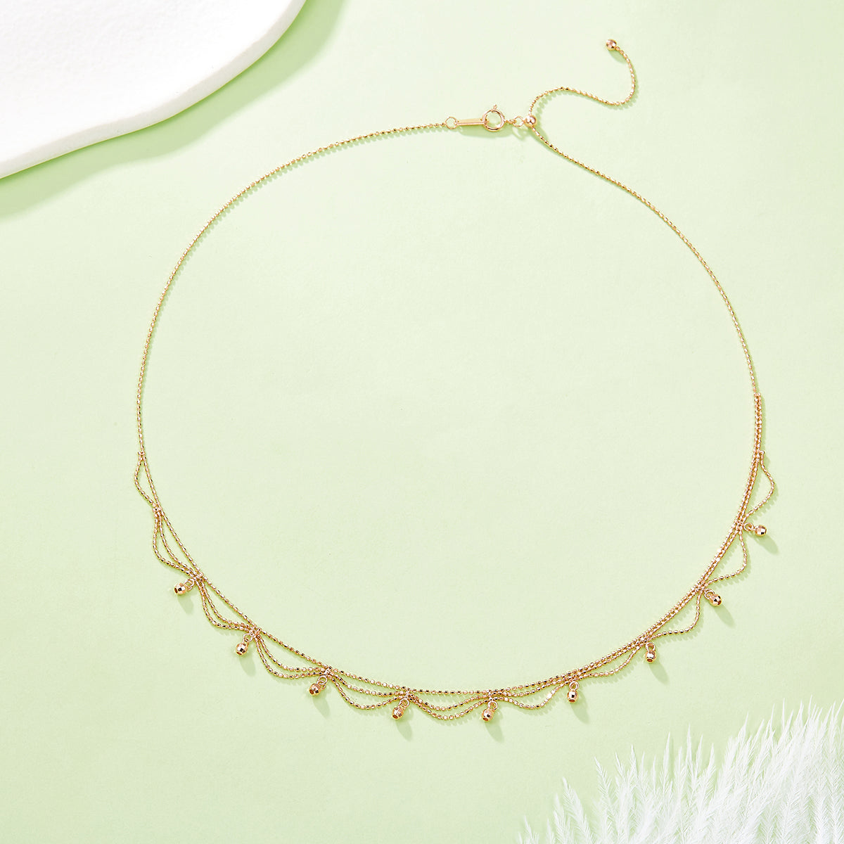 Planderful S925 Silver Necklace Palace Style Woven Lace Italian Craftsmanship for Elegant Women