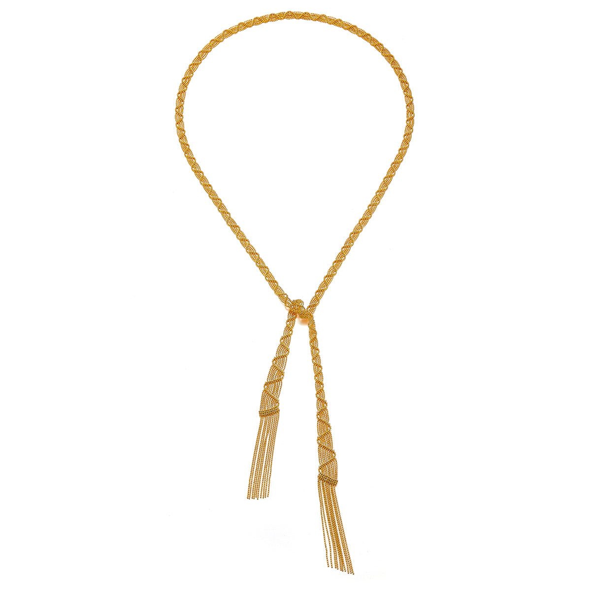 Planderful S925 Silver Plated Italian Lace Weaving Wave Long Necklace 100cm Vienna Verve For Women Gift