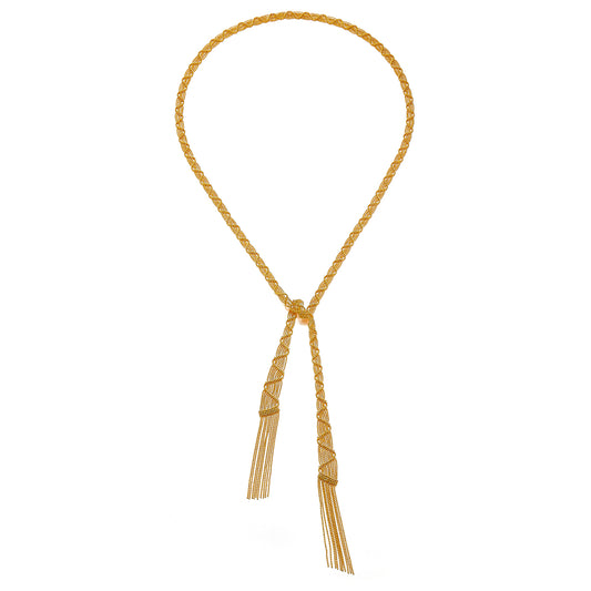 Planderful S925 Silver Plated Italian Lace Weaving Wave Long Necklace 100cm Vienna Verve For Women Gift